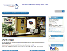 Tablet Screenshot of postalservicesplus.com
